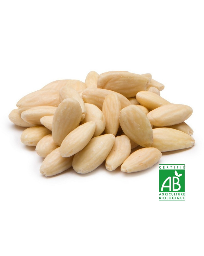 Amandes entières blanchies BIO  1 kg