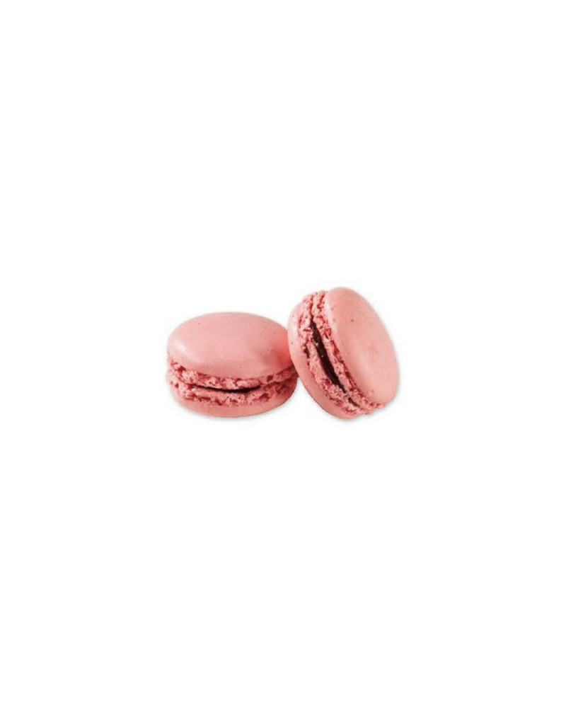 35 macarons framboise (Ø 35 mm)