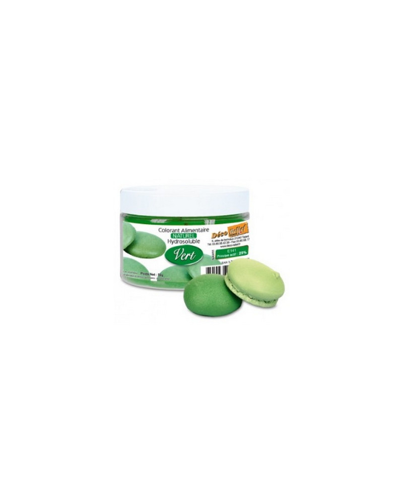 Colorant naturel vert Déco Relief (pot 50 gr)