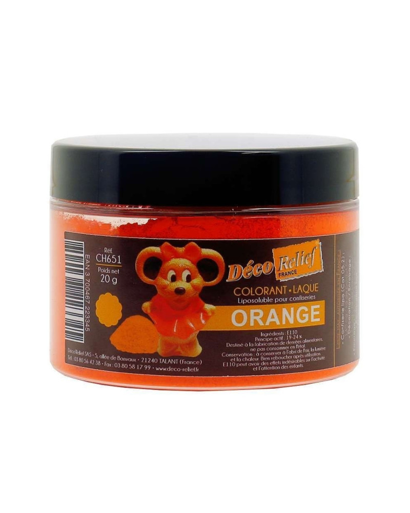 Colorant Alimentaire Liposoluble Naturel Orange