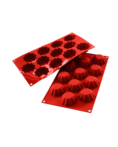 Moule silicone 12 mini briochettes