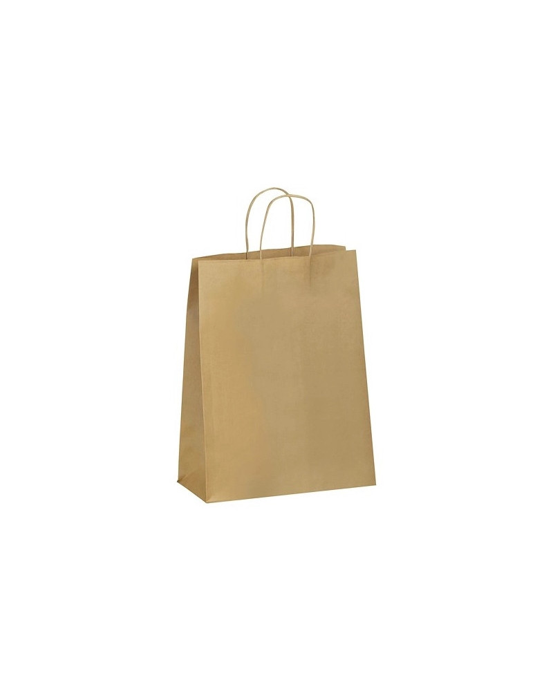 Sac cabas papier kraft brun petit modèle