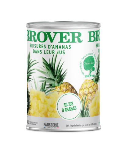 Brisure d'ananas Brover en conserve