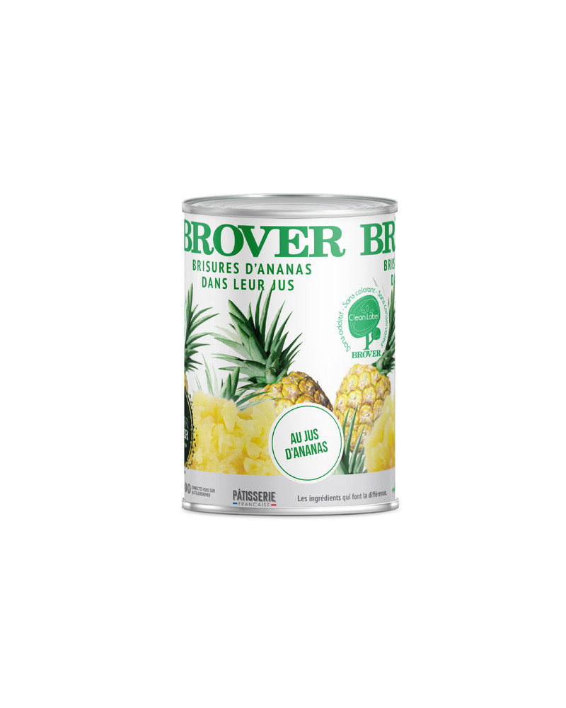 Brisure d'ananas Brover en conserve