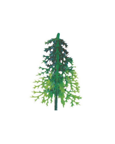 100 sapins volume bicolore 5cm