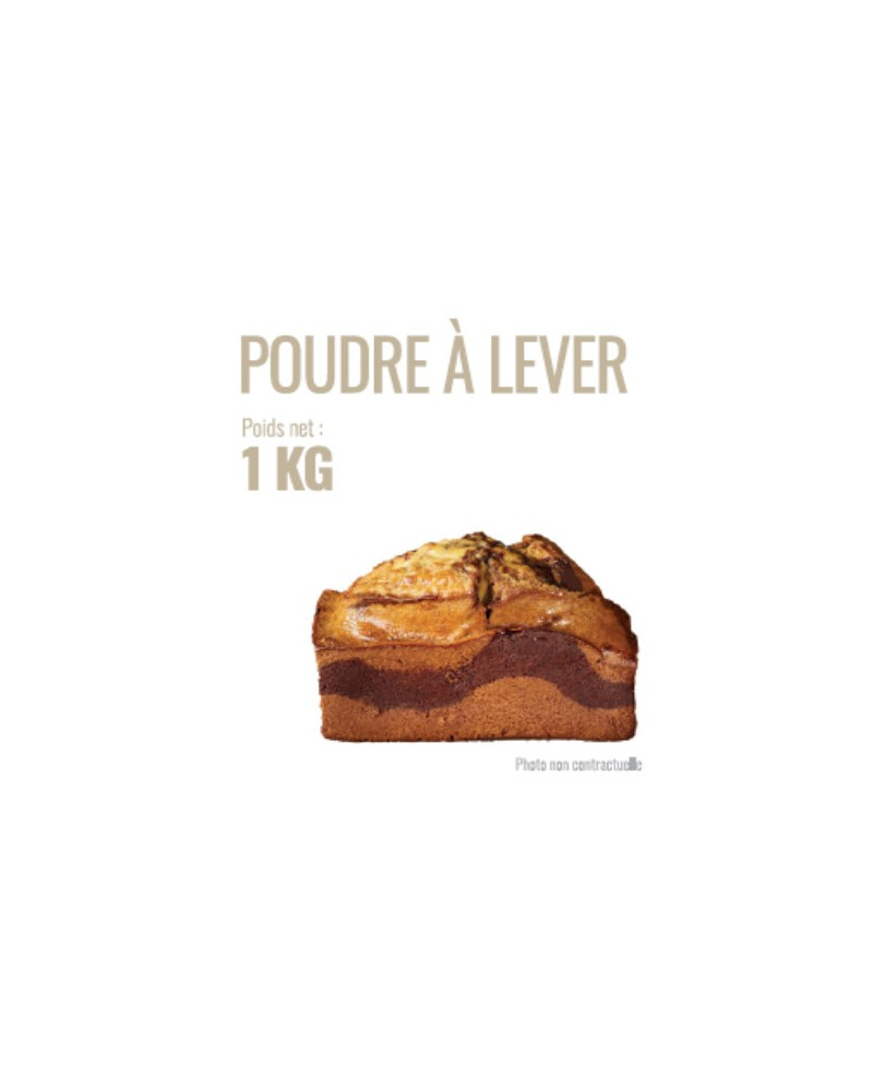 Poudre à lever ou levure chimique en boite de 1kg