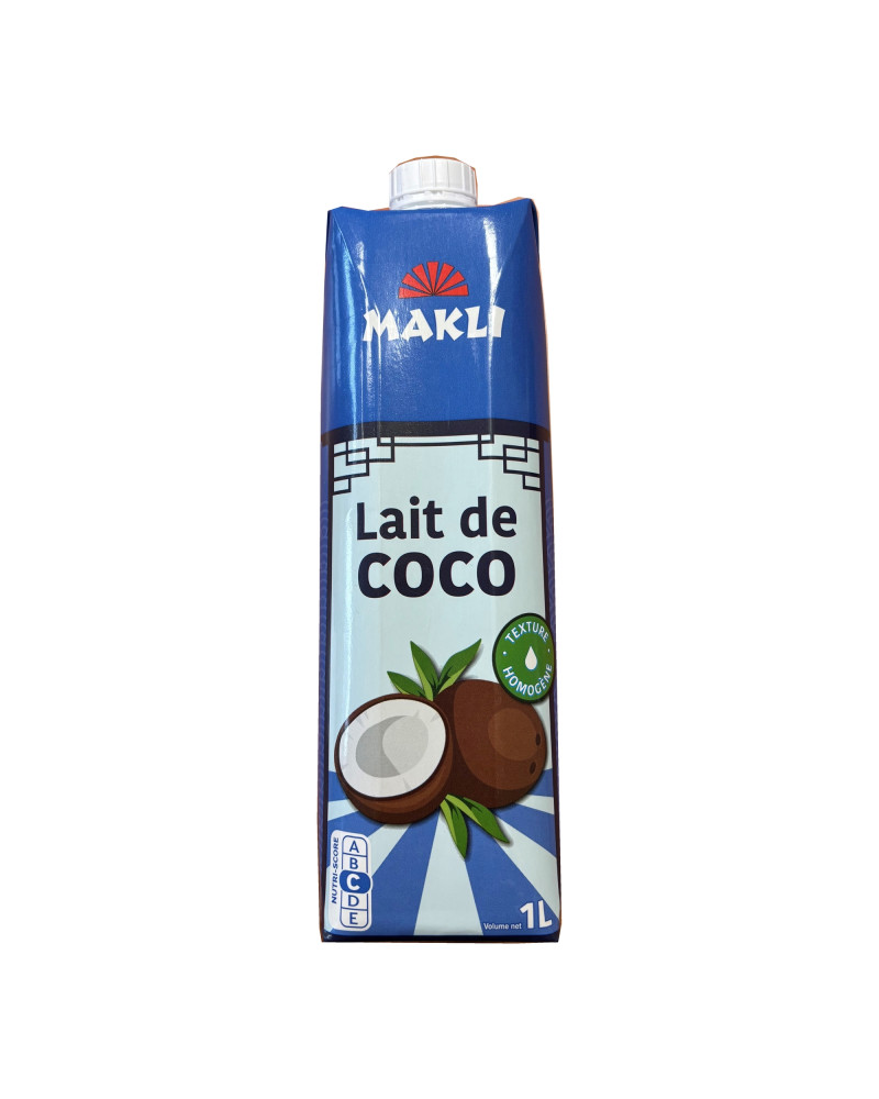 Lait de coco Makli en brique d'1 litre